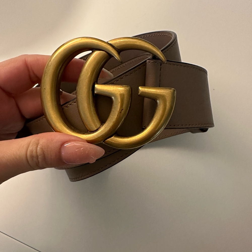 Gucci marmot double g belt